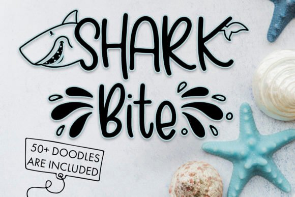Shark Bite Font