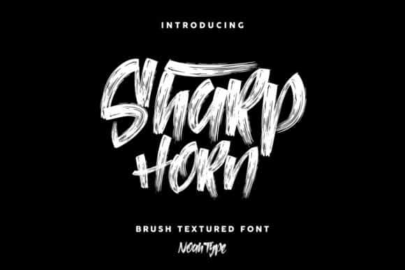 SharpHorn Font