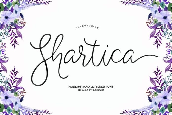 Shartica Script Font