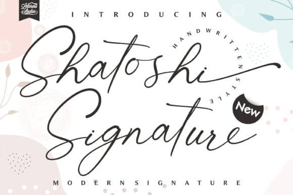 Shatoshi Signature Font