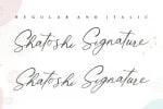 Shatoshi Signature Font