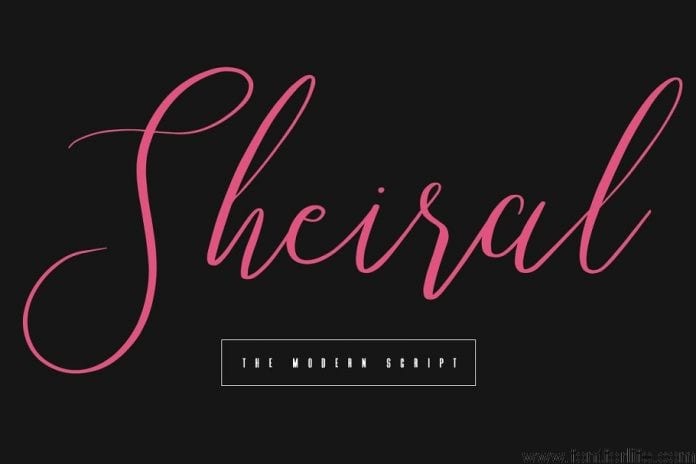 Sheiral Script Font