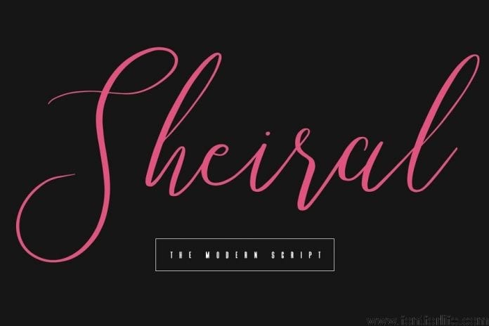 Sheiral Script Font