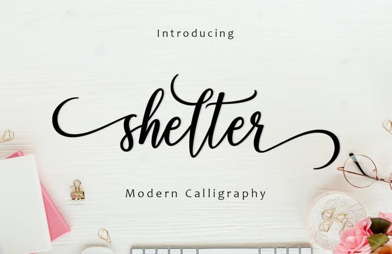 Shelter Script Font Free Downlaod