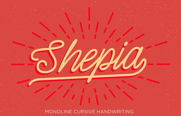 Shepia Script Font Free Download