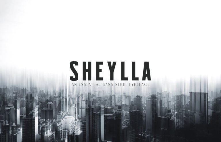 Sheylla Sans Serif Typeface Font Free Download