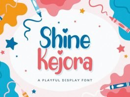 Shine Kejora - Playful Display Font