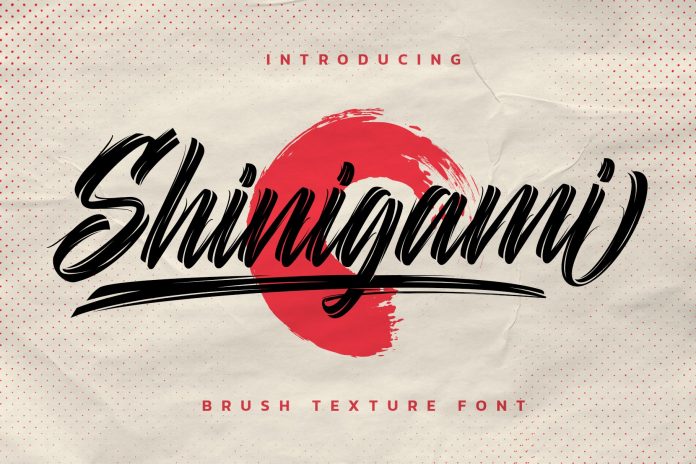 Shinigami Brush Font
