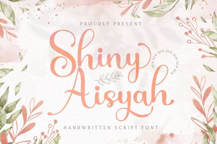 Shiny Aisyah - Handwritten Font