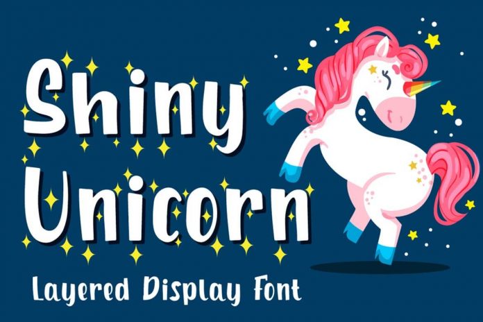 Shiny Unicorn - Display Font