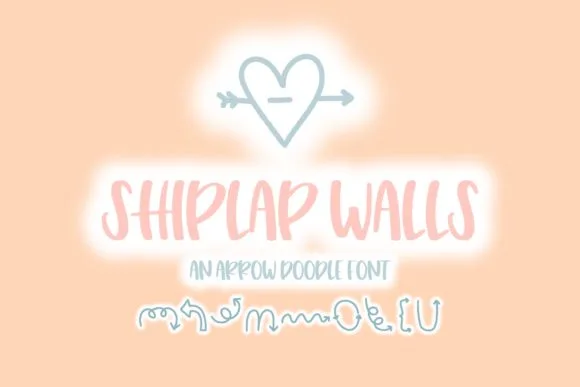 Shiplap Walls Font