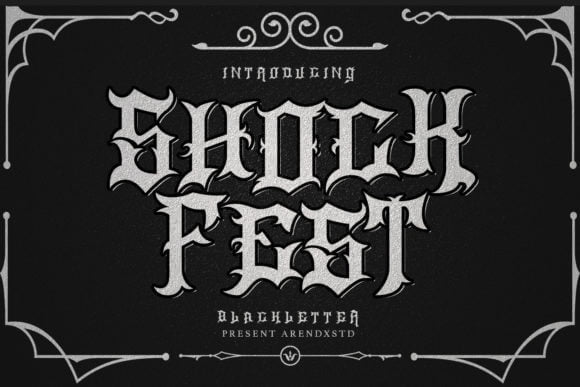 ShockFest Blackletter Font