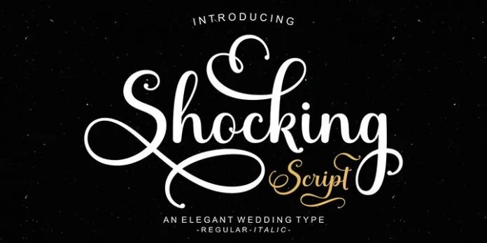 Shocking Script Font Family