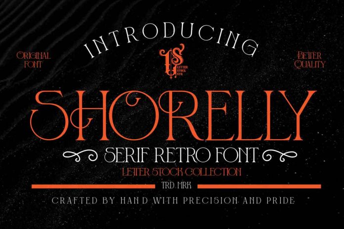 Shorelly - Serif Decorative Font