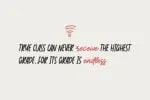 Short Message Handwritten Font