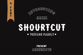 Shourtcut Vintage Bundle Font