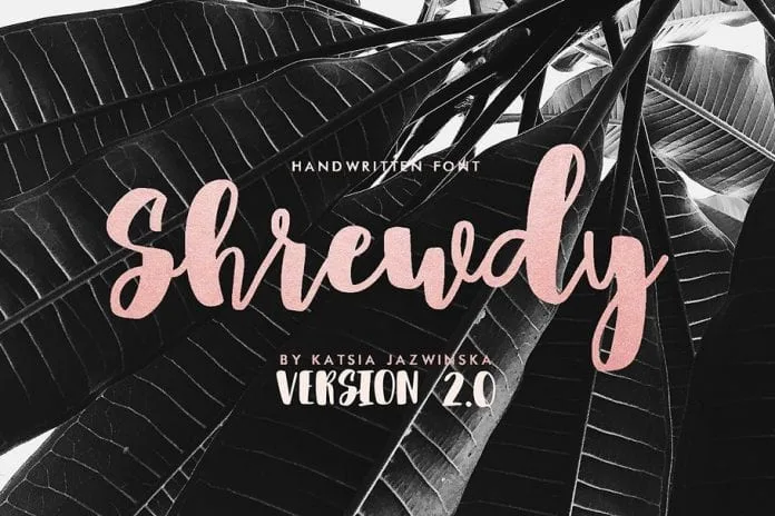 Shrewdy Script Font