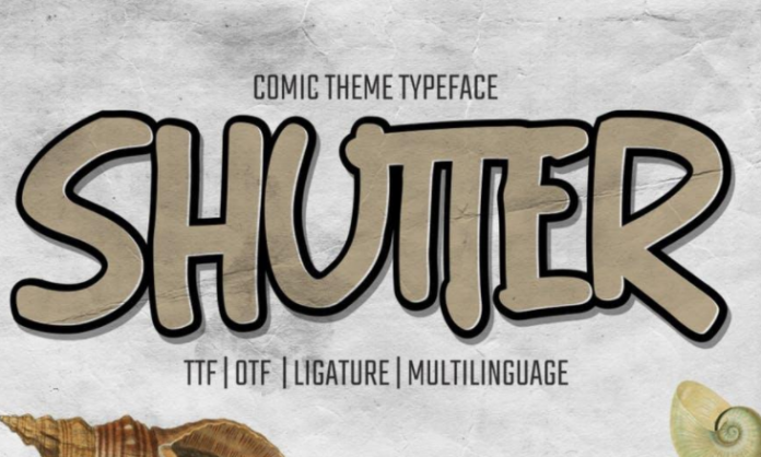 Shutter - Handwritten Brush font