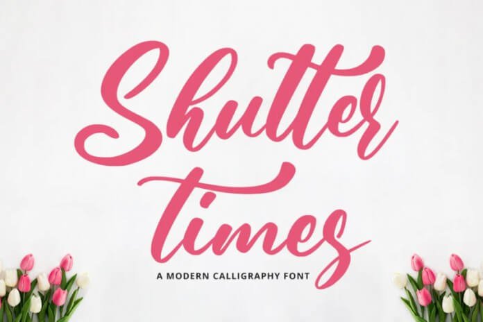 Shutter Times - Elegant Font