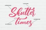 Shutter Times Elegant Font