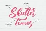 Shutter Times - Elegant Font