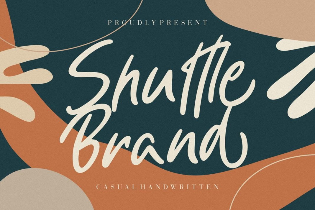 Shuttle Brand Casual Handwritten