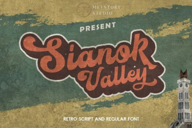 Sianok Valley Retro Font