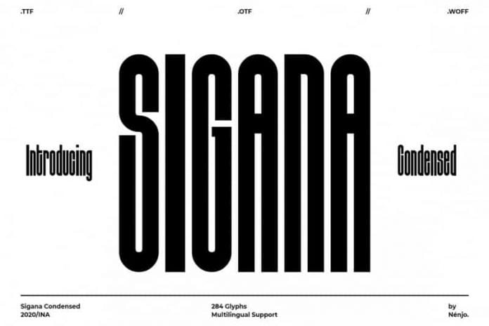 Sigana - Display Font