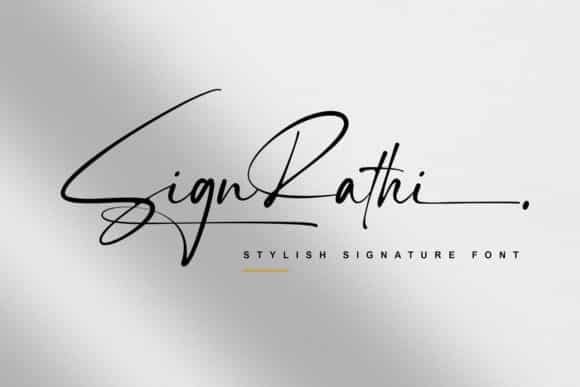 Sign Rathi Font