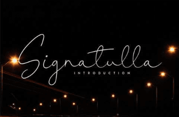 Signatulla Font