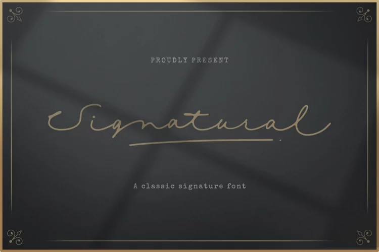 Signatural - Classic Signature Font