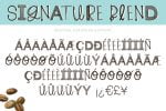 Signature Blend Font