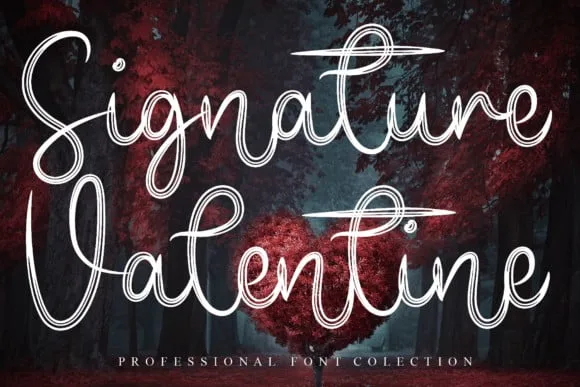 Signature Valentine Font