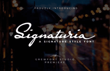 Signaturia Font