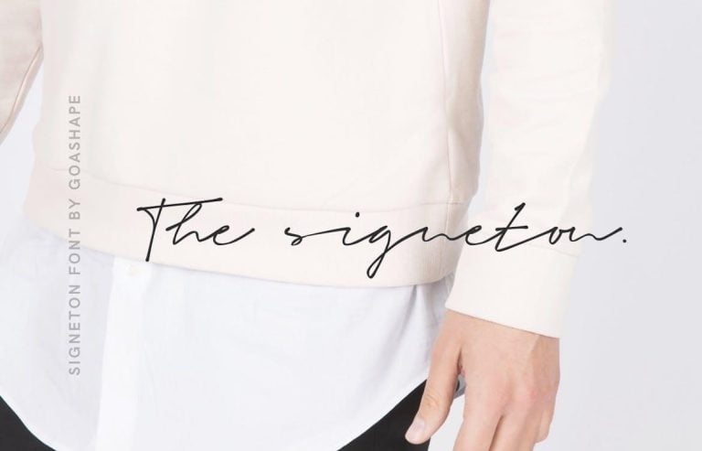Signeton Font Script Signature Font Free Download