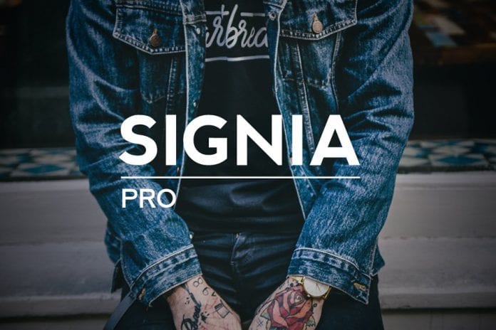 Signia Pro Font