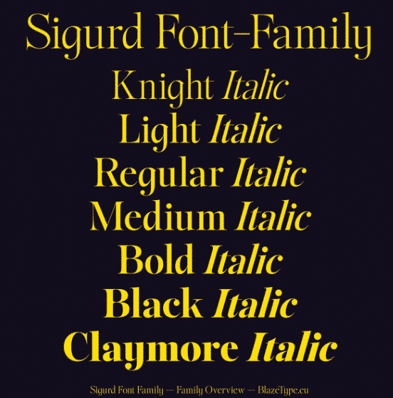 Sigurd Font