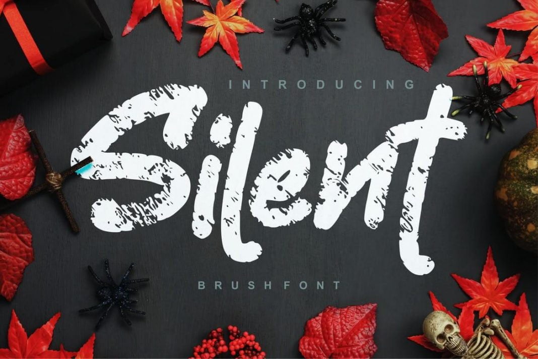 Silent Decorative Brush Font