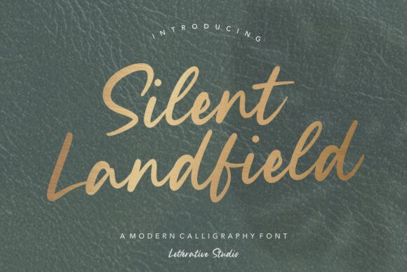 Silent Landfield Script Font