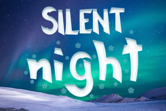 Silent Night Font