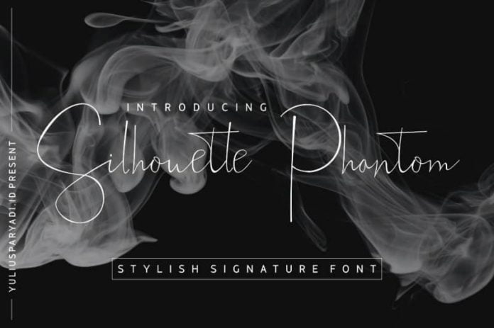 Silhouette Phantom - Stylish Signature Font