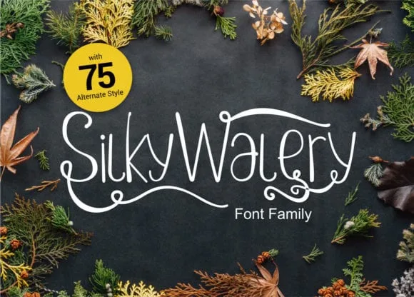 Silkywalery Font