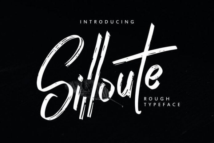 Silloute Rough Style Script