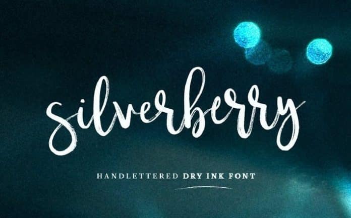 Silverberry Dry Ink Font
