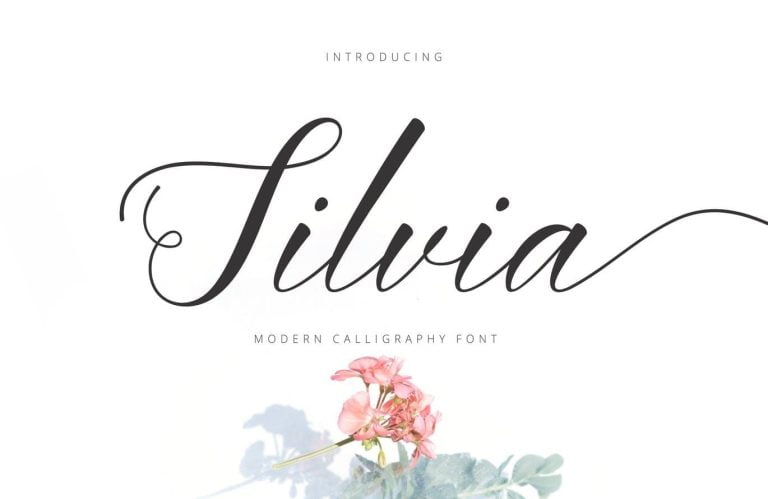 Silvia Script Font Free Download