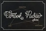 Simbok Pudjie Script Font