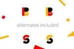 Simbox the font with color elements