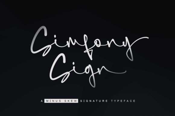 SimfonySign Font
