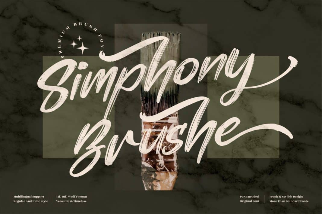 Simphony Brushe Font