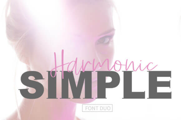 Simple Harmonic Duo Font